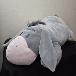 Eeyore Plush Pillow Plush - Gray and Light Pink